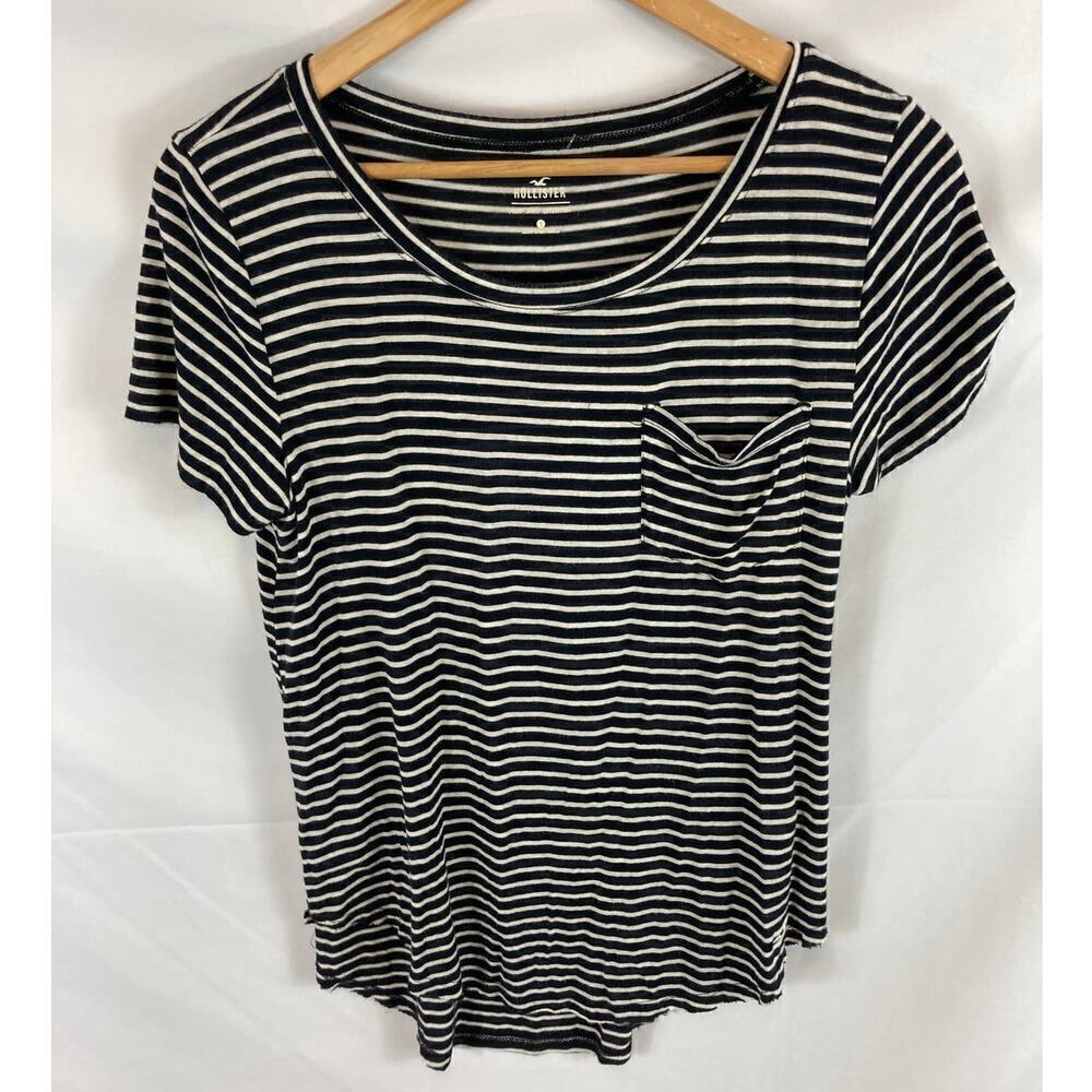 4/$25 Hollister Soft Slouchy stripe tee size small